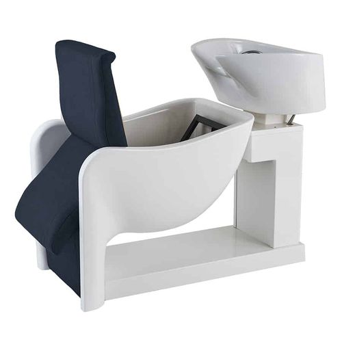 Waschsessel mit Fußstütze - CURVE - VEZZOSI - Kunstleder / 1 Platz
