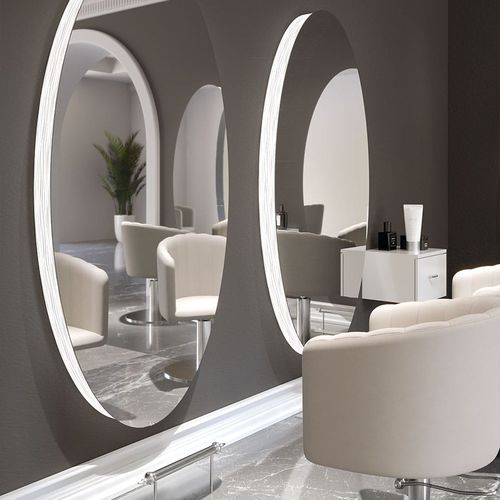 Moderner Schminktisch - CLEOPATRA - VEZZOSI - Stahl / wandmontiert / für Frisörsalon