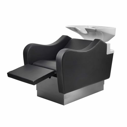 Waschsessel mit Fußstütze - PUSH UP MASSAGE  - VEZZOSI - Kunstleder / 1 Platz
