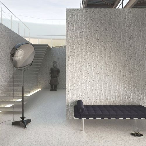Glasmosaikfliese - HEX ECO STONES - ONIX Mosaico - matt / für den Innenraum / für Pool