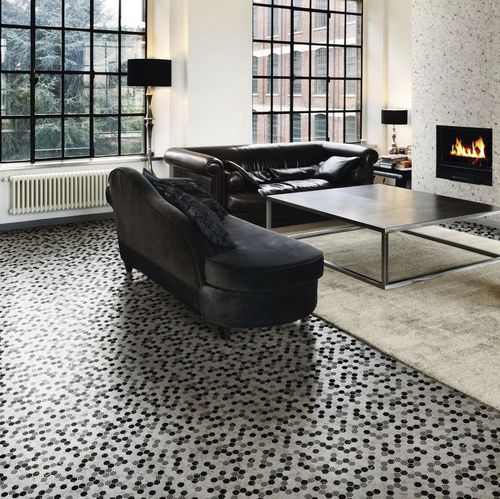 Glasmosaikfliese - HEX VINTAGE BLENDS - ONIX Mosaico - matt / für den Innenraum / für Pool