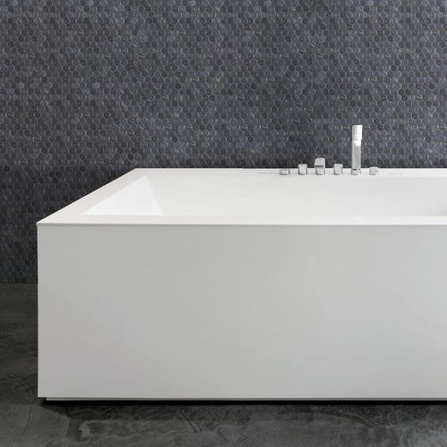 Glasmosaikfliese - HEX METAL BLENDS - ONIX Mosaico - Hochglanz / matt / für den Innenraum