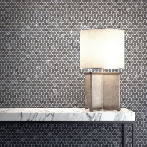 Glasmosaikfliese - HEX STONEGLASS BLENDS - ONIX Mosaico - Hochglanz / Samtaspekt / für den Innenraum
