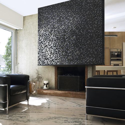 Glasmosaikfliese - NATURE BLENDS - ONIX Mosaico - texturiert / matt / für den Innenraum