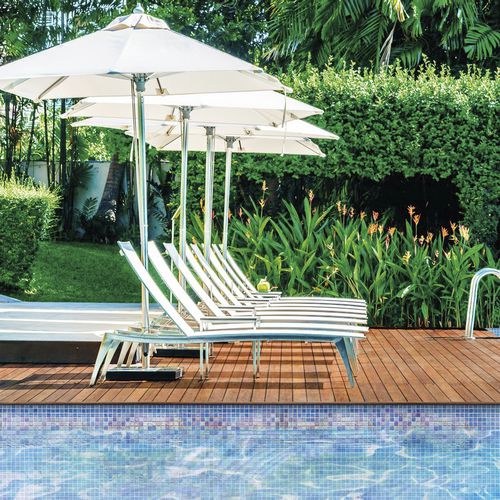 Glasmosaikfliese - OPALESCENT - ONIX Mosaico - für den Innenraum / für Pool / Wand