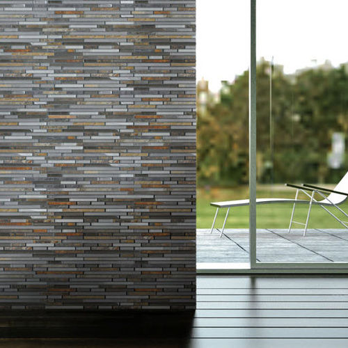 Glasmosaikfliese - FUSSINGSTONE - ONIX Mosaico - für den Innenraum / für Außenbereich / Wand