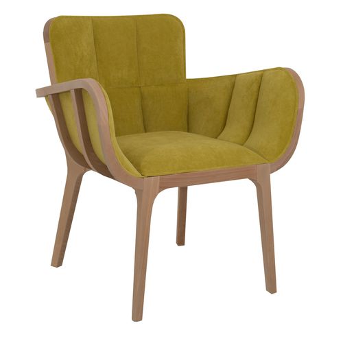 Moderner Sessel - KAGO - Perrouin Sièges - Stoff / Buche / Farbe anpassbar