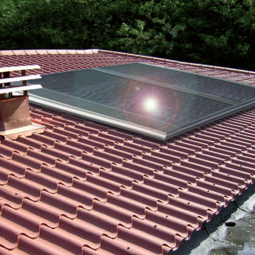 Planer thermischer Sonnenkollektor - ECOSOLAR CX6 - Bongioanni Caldaie - zum Erhitzen von Wasser / isolierend / für Dach
