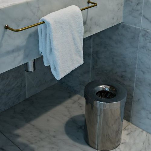 Edelstahl-Abfallbehälter - TAP - APIR SRL - für Hotels / Einzel / modern