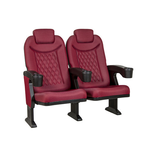 Polyurethanschaum-Kinosessel - DIAMOND V05 - Euro Seating International - Polypropylen / für Gewerbegebrauch / rot