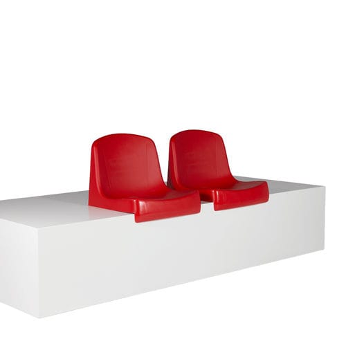 Einteiliger Tribünensitz - ES 100 - Euro Seating International - Polypropylen / für Sportanlage / für den Außenbereich