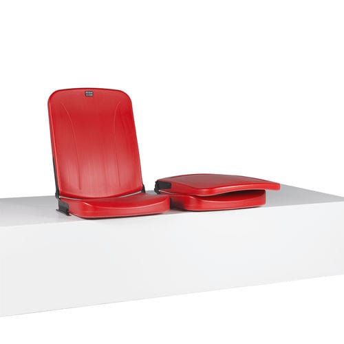 Klappbarer Tribünensitz - MICRA TEK 500 - Euro Seating International - Polypropylen / Polyethylen / für Sportanlage