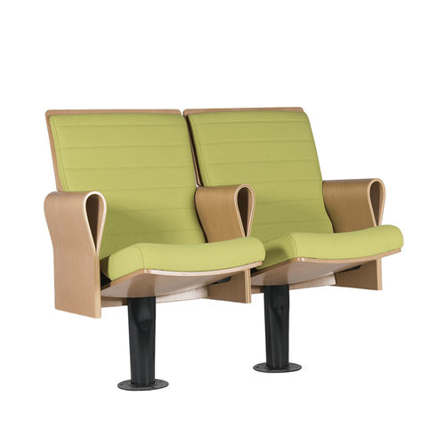 Moderner Auditoriumsessel - LOLA - Euro Seating International - Stoff / Polyurethanschaum / Holz