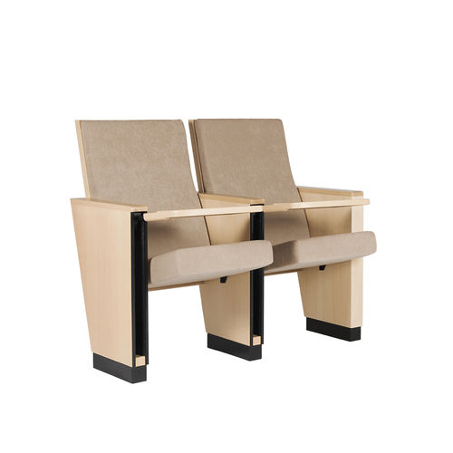 Moderner Auditoriumsessel - CELANOVA PL - Euro Seating International - Stoff / Polyurethanschaum / Holz