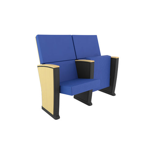 Moderner Auditoriumsessel - THALES PLUS - Euro Seating International - Stoff / Polypropylen / klappbar