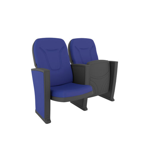 Moderner Auditoriumsessel - FUSHION PLUS - Euro Seating International - Stoff / Polypropylen / klappbar