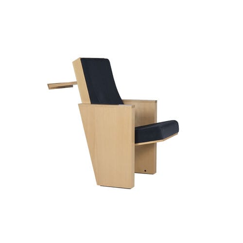 Moderner Auditoriumsessel - CELANOVA DESK - Euro Seating International - Stoff / Polyurethanschaum / Holz