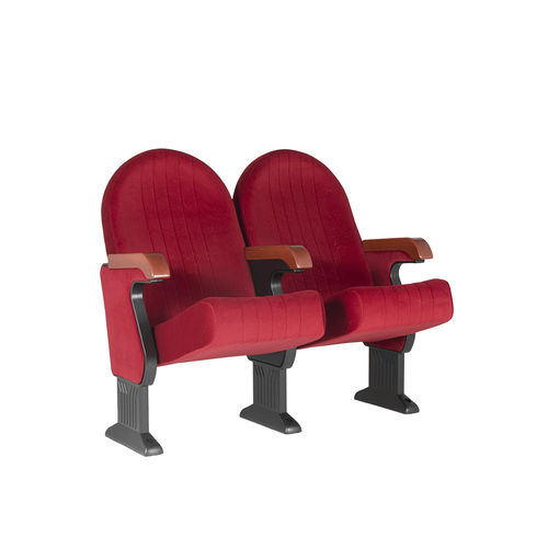 Moderner Auditoriumsessel - MOZART - Euro Seating International - Stoff / Polyurethanschaum / Holz