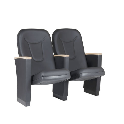 Moderner Auditoriumsessel - FUSHION - Euro Seating International - Polyurethanschaum / Holz / Stahl