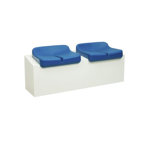 Einteiliger Tribünensitz - ES 60 - Euro Seating International - Polypropylen / für Sportanlage