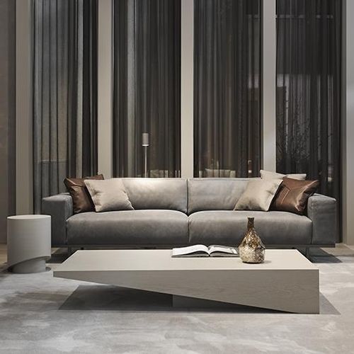 Moderner Couchtisch - KOBE - Piet Boon Collection - Eiche / MDF / Gestell aus Eiche