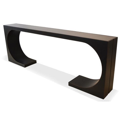 Moderner Konsolentisch - CY Dynasty - Cliff Young - Holz / Bronze / rechteckig