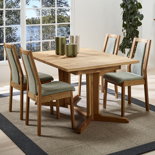 Esstisch / skandinavisches Design - 4224СK/1 - dyrlund - Eiche / Gestell aus Eiche / rechteckig