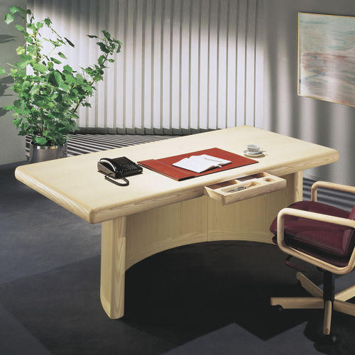 Moderner Schreibtisch - 8101A-1 SKYLINE - dyrlund - Chef / bodenstehend / Esche