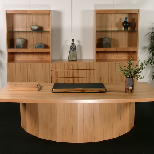 Moderner Schreibtisch - STARLINE 7601 - dyrlund - Chef / bodenstehend / Buche