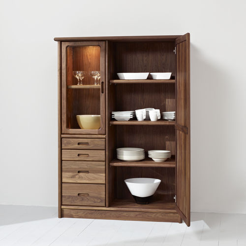 Traditioneller Geschirrschrank - 1141M - dyrlund - Nussbaum