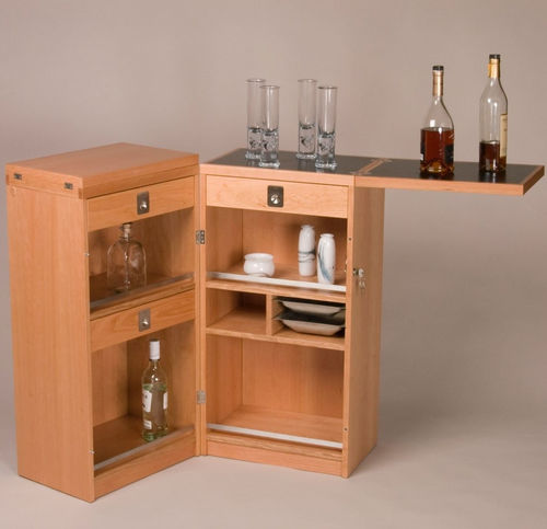 Traditioneller Barschrank - 7712 - dyrlund - Holz / mit Schubladen