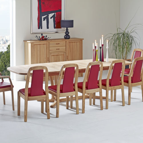 Esstisch / skandinavisches Design - 9243BK/2 - dyrlund - Buche / Gestell aus Buche / rechteckig