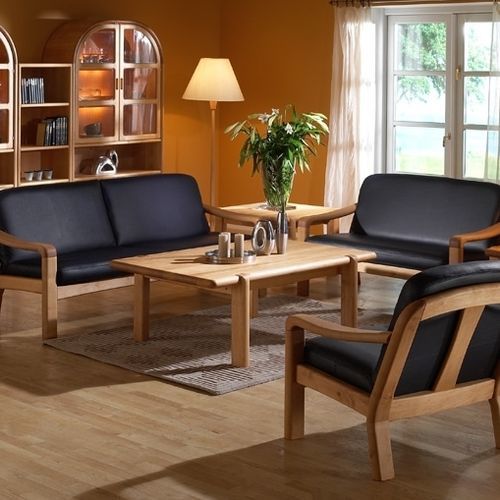 Couchtisch / skandinavisches Design - 1511D - dyrlund - Erlenholz / Gestell aus Erlenholz / rechteckig