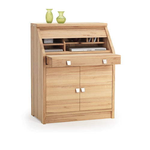 Traditioneller Sekretär - 5252K - dyrlund - Teakholz / mit integriertem Stauraum / mit Regal