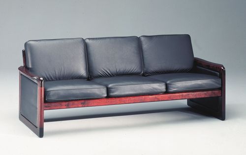 Modernes Sofa - 7820-3 - dyrlund - Stoff / Leder / mit Armlehnen