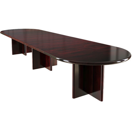 Moderner Besprechungstisch - 8612/12 - dyrlund - Rosenholz / Gestell aus Rosenholz / oval