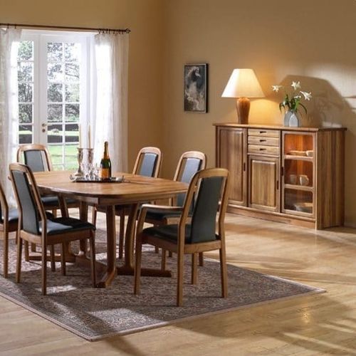 Hohes Sideboard - 1122M - dyrlund - modern / Holz / Glas