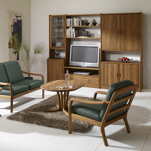 Wohnwand / skandinavisches Design - rosenborg wall unit - dyrlund - Holz