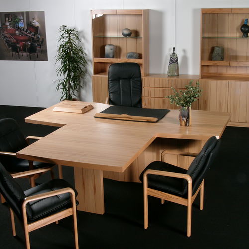 Moderner Besprechungstisch - STARLINE 7601 - dyrlund - Holz / Gestell aus Holz / für professionellen Einsatz