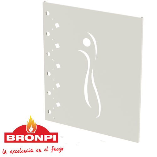 Dekorblech - 650-B - Bronpi - für Kaminofen