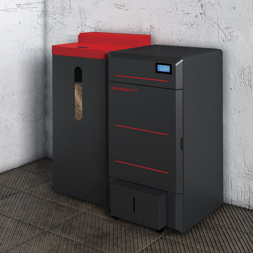Pellet-Heizkessel - HYDROCONFORT 23 - Bronpi - mit Warmwasserbereiter / Wohnbereich / für den Innenraum