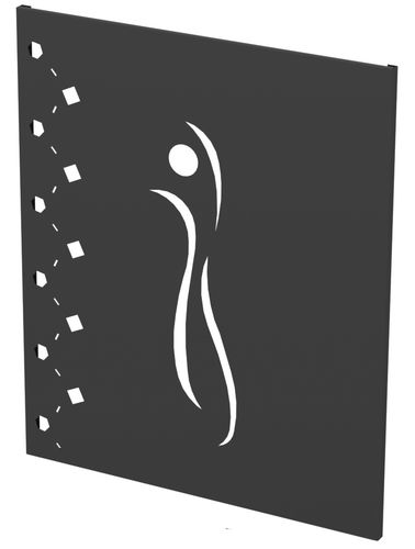 Dekorblech - 651-N - Bronpi - für Kaminofen