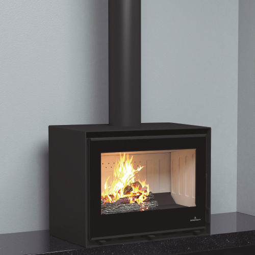 Holz-Kaminofen - CAIRO 70 BOX - Bronpi - 5 kW...10 kW / 0 - 5 kW / 10 kW...20 kW