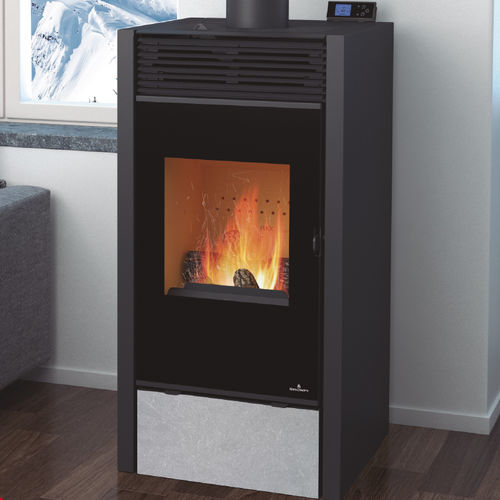 Holz-Kaminofen - HYBRID - Bronpi - Pellet / 5 kW...10 kW / 0 - 5 kW