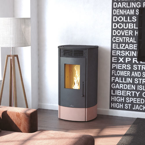 Pelletkaminofen - TREBOL - Bronpi - 5 kW...10 kW / 0 - 5 kW / bodenstehend