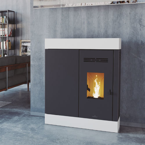 Pelletkaminofen - CIRA - Bronpi - 5 kW...10 kW / 0 - 5 kW / wandmontiert