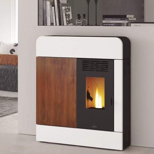 Pelletkaminofen - DORA - Bronpi - 5 kW...10 kW / bodenstehend / modern