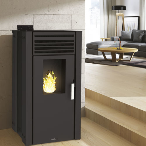 Pelletkaminofen - EVA-NC - Bronpi - 5 kW...10 kW / 10 kW...20 kW / bodenstehend