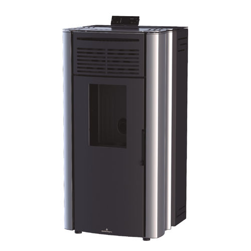 Pelletkaminofen - CORAL NC - Bronpi - 5 kW...10 kW / 10 kW...20 kW / bodenstehend