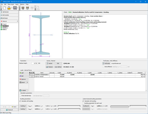 Projektplanungssoftware - FINE - Berechnungs für Strukturen / Modellierung / für Stahlkonstruktion